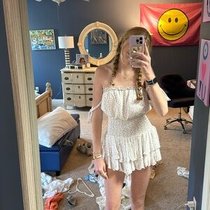 Forever 21 floral romper